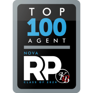 Award of Excellence: Top 100 Agent in Northern Virginia - Nova Real Producers 2024